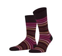 Falke Herren Socken Tinted Stripe M SO - Wolle/Baumwolle, gemustert - Rot (Ingle 8077) 47-50