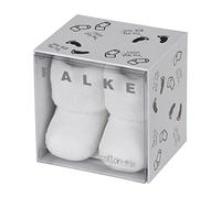 FALKE Unisex Baby Erstling Socken atmungsaktive nachhaltige Baumwolle hautfreundlich dick besonders weich mit Plüsch einfarbig elastische Zone am Knöchel in Geschenkbox 1 Paar