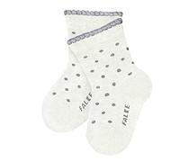 FALKE Unisex Baby Little Dot Socken Nachhaltige biologische Baumwolle Weiß Grau viele weitere Farben kurze Babysocken mit Motiv nachhaltig dünn bunt mit Punkte 1 Paar