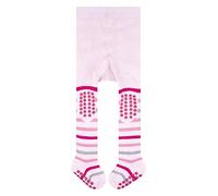 FALKE Unisex Baby Multi Stripe B TI Strumpfhose, Blickdicht, Rosa (Powder Rose 8902), 62-68