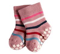 FALKE Unisex Baby Multi Stripe Socken, Rosewood, 62-68