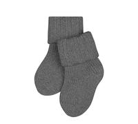 Falke Baby Socken Flausch SO 10408-3390 Wolle/Baumwolle Light Grey Melange 6-12M