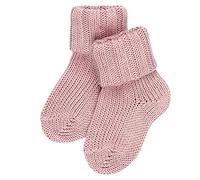 FALKE Unisex Baby Flausch B SO Socken, Rosa (Thulit 8663), 80-92