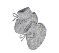 FALKE Unisex Baby Socken Knitted Shoe B So Baumwolle einfarbig 1 Paar, Grau Shark Melange 3261, 74-80