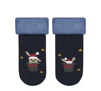 FALKE Unisex Baby Socken Magic Bunny B So Baumwolle gemustert 1 Paar, Blau Space Blue 6116, 74-80