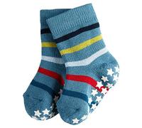 FALKE Unisex Baby Socken Multi Stripe Catspads, Gr. 62 (Herstellergröße: 62-68), Grün (lagoon 7912)