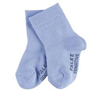 FALKE Unisex Baby Socken Sensitive B So Baumwolle mit Komfortbund 1 Paar, Blau Crystal Blue 6290, 80-92