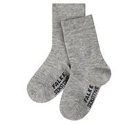 FALKE Unisex Baby Socken Sensitive, Baumwolle, 1 Paar, Grau (Light Grey 3400), 74-80