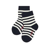 FALKE Unisex Baby Socken Stripe B So Baumwolle gemustert 1 Paar, Blau Space Blue 6116, 62-68