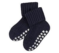 FALKE Unisex Baby Stoppersocken Catspads Cotton B Hp Baumwolle rutschhemmende Noppen 1 Paar, Blau Dark Marine 6170, 74-80