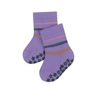 FALKE Unisex Baby Stoppersocken Multi Stripe B Hp Baumwolle rutschhemmende Noppen 1 Paar, Lila Light Lilac 6819, 62-68