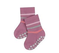FALKE Unisex Baby Stoppersocken Multi Stripe B Hp Baumwolle rutschhemmende Noppen 1 Paar, Rosa English Rose 8731, 62-68