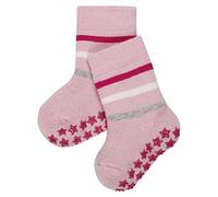FALKE Unisex Baby Stoppersocken Multi Stripe B Hp Baumwolle rutschhemmende Noppen 1 Paar, Rosa Thulit 8663, 74-80