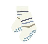 FALKE Unisex Baby Stoppersocken Multi Stripe B Hp Baumwolle rutschhemmende Noppen 1 Paar, Weiß Offwhite 2047, 74-80