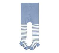 Falke Baby-Strumpfhose Stripe, Unisex, Baumwolle, gemustert, dick, Blau (Crystal Blue 6290) 80-92