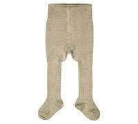 FALKE Unisex Baby Strumpfhose Cosy Rib B TI Baumwolle Kaschmir dick einfarbig 1 Stück, Beige (Sand Melange 4650), 62-68