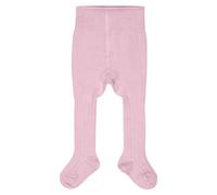 FALKE Unisex Baby Strumpfhose Cosy Rib B TI Baumwolle Kaschmir dick einfarbig 1 Stück, Rosa (Rose 8653), 62-68