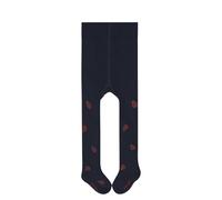 FALKE Unisex Baby Strumpfhose Cute Ladybug B Ti Baumwolle gemustert 1 Stück, Blau Space Blue 6116, 74-80