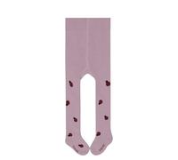 FALKE Unisex baby Strumpfhose Cute Ladybug B Ti Baumwolle gemustert 1 Stück, Rosa Thulit 8663, 62-68