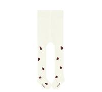 FALKE Unisex baby Strumpfhose Cute Ladybug B Ti Baumwolle gemustert 1 Stück, Weiß Off-White 2040, 62-68