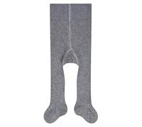 FALKE Unisex Baby Strumpfhose Family B Ti nachhaltige Baumwolle einfarbig 1 Stück, Grau Light Grey 3400, 50-56