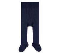 FALKE Unisex Baby Strumpfhose Family, Baumwolle, 1 Paar, Blau (Dark Marine 6170), 0-1 Monate (Neugeborene Ι 50-56cm)