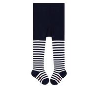 FALKE Unisex Baby Strumpfhose Stripe, Baumwolle, 1 Stück, Blau (Marine 6120), 80-92