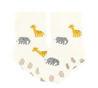 FALKE Unisex Baby Summer Animals Stoppersocken atmungsaktive nachhaltige Baumwolle rutschhemmende Noppen auf der Sohle komfortabel hautfreundlich warm durch innenliegenden Plüsch 1 Paar