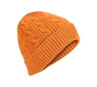 FALKE Unisex Basic Hat Cable Knit U Be Wolle schnelltrocknend warm Beanie-Mütze, Rot Marigold 8916, OneSize