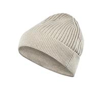 FALKE Unisex Beanie-Mütze Basic Fancy Lambswool U Be Wolle schnelltrocknend warm 1 Stück, Beige Linen Melange 4541, OneSize