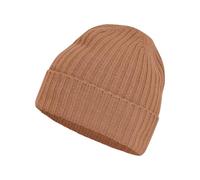 FALKE Unisex Beanie-Mütze Basic Ribbed U Be Kaschmir schnelltrocknend warm 1 Stück, Braun Cork 5034, OneSize