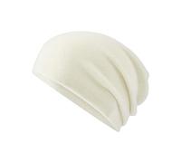 FALKE Unisex Beanie-Mütze Beanie U BE Kaschmir schnelltrocknend warm 1 Stück, Weiß (Off-White 2040), ONESIZE