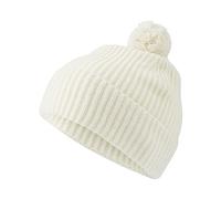 Falke Strickmütze (Bommel) Pure - Kaschmir, Bommel - cremefarben - 1 Stück