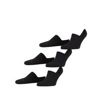 Falke Füßlinge Cool Kick Invisible U IN – weich, atmungsaktiv, schnelltrocknend – 3 Paar Schwarz 35-36