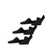 FALKE Unisex Füßlinge Cool Kick Invisible 3-pack - Funktionsfaser, 3 Paar, Schwarz (Black 3000), Größe: 44-45
