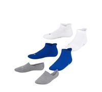 FALKE Unisex Cool Kick Sneaker 3-pack Sn Innensocken, Mehrfarbig (Sortiment 10), 27-30 EU