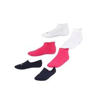 FALKE Unisex Cool Kick Sneaker 3-pack Sn Innensocken, Mehrfarbig (Sortiment 10), 35-38 EU
