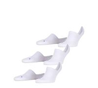 FALKE Unisex Füßlinge Cool Kick Invisible 3-Pack U IN Weich atmungsaktiv schnelltrocknend unsichtbar einfarbig 3 Paar, Weiß (White 2000), 39-41
