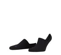 FALKE Unisex Füßlinge Cool Kick Invisible U In weich atmungsaktiv schnelltrocknend unsichtbar einfarbig 1 Paar, Schwarz Black 3000, 39-41