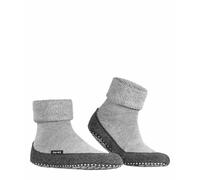 FALKE Unisex Hausschuhe - Cosyshoe SO CP, Pantoffeln, Anti-Rutsch, einfarbig Hellgrau 41-42