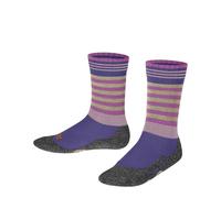 FALKE Unisex kinder Socken Active Frog K So Wolle Funktionsmaterial dick atmungsaktiv gemustert 1 Paar, Lila Crocus 8305, 23-26