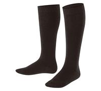 Falke Kniestrümpfe Comfort Wool – wärmende Merinowolle – Dunkelbraun Kinder Größe 27-30, 1 Paar