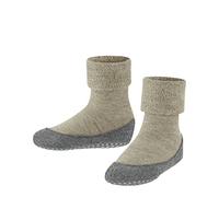 FALKE Stoppersocken Cosyshoe Minis K Hp Wolle rutschhemmende Noppen 1 Paar, Beige Sand Melange 4651, 23-24