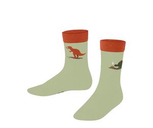 FALKE Unisex Kinder Dinosaurs Socken Baumwolle atmungsaktiv