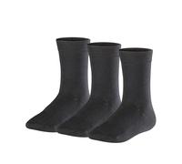 FALKE Unisex Kinder Family 3-Pack K SO Socken, Schwarz (Black 3000), 27-30 (3er Pack)