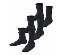 FALKE Unisex Kinder Family 3-Pack Socken atmungsaktive nachhaltige biologische Baumwolle verstärkte Kindersocken strapazierfähig rutschfrei hautfreundlich einfarbig Multipack 3 Paar