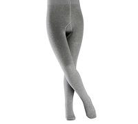 FALKE Unisex Kinder Family K TI Strumpfhose, blickdicht, Grau (Light Grey 3400), 170-176 (16-18 Jahre)