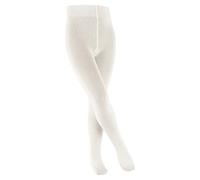 FALKE Unisex Kinder Family K TI Strumpfhose, blickdicht, Weiß (Off-White 2040), 152-164 (13-16 Jahre)