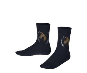 FALKE Unisex Kinder Horse Socken atmungsaktive nachhaltige Baumwolle verstärkte Kindersocken strapazierfähig hautfreundlich rutschfrei mit Pferdemotiv langlebig 1 Paar