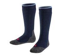 FALKE Unisex - Kinder Kniestrümpfe 11480 Active Warm+ KH, Blau (Marine 6120), 23-26